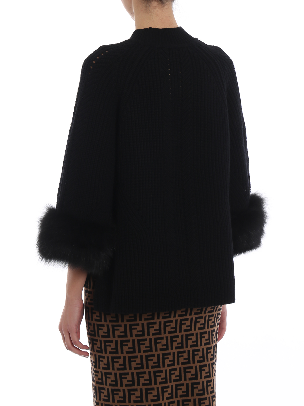 fendi fur sweater