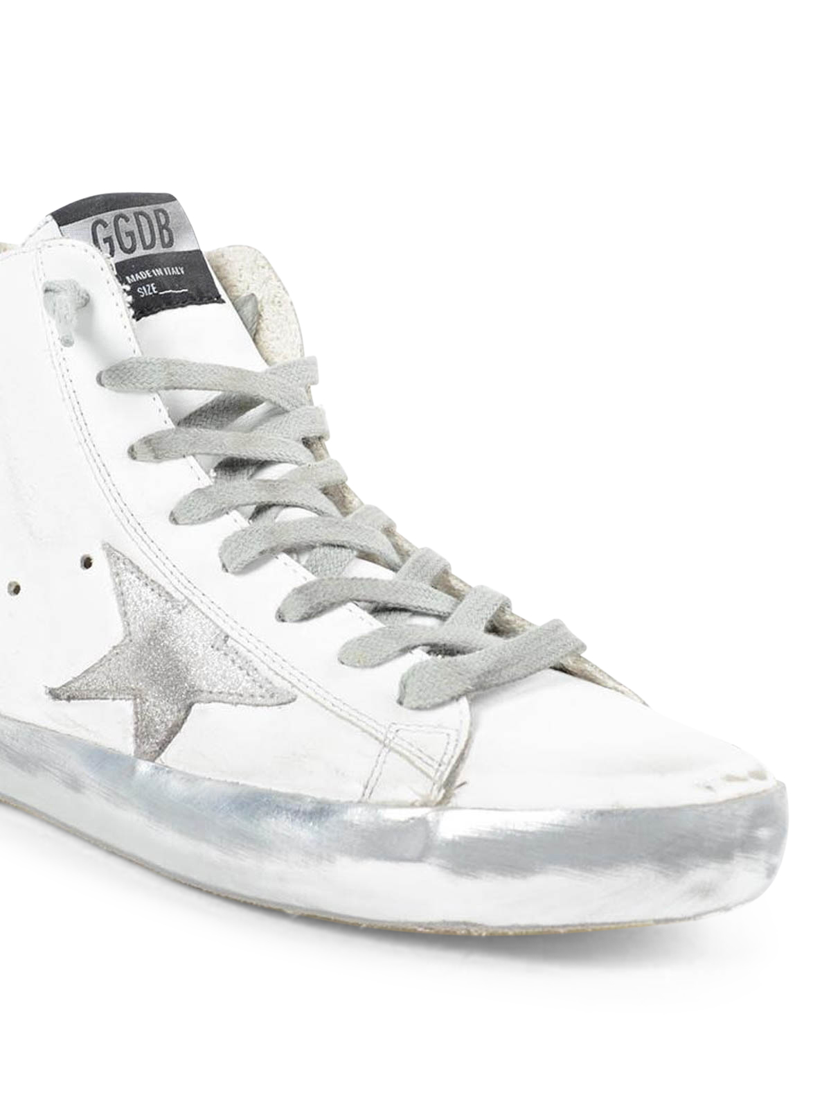 Golden Goose - Francy high-top leather sneakers - trainers - G28WS591 E361200 x 1600