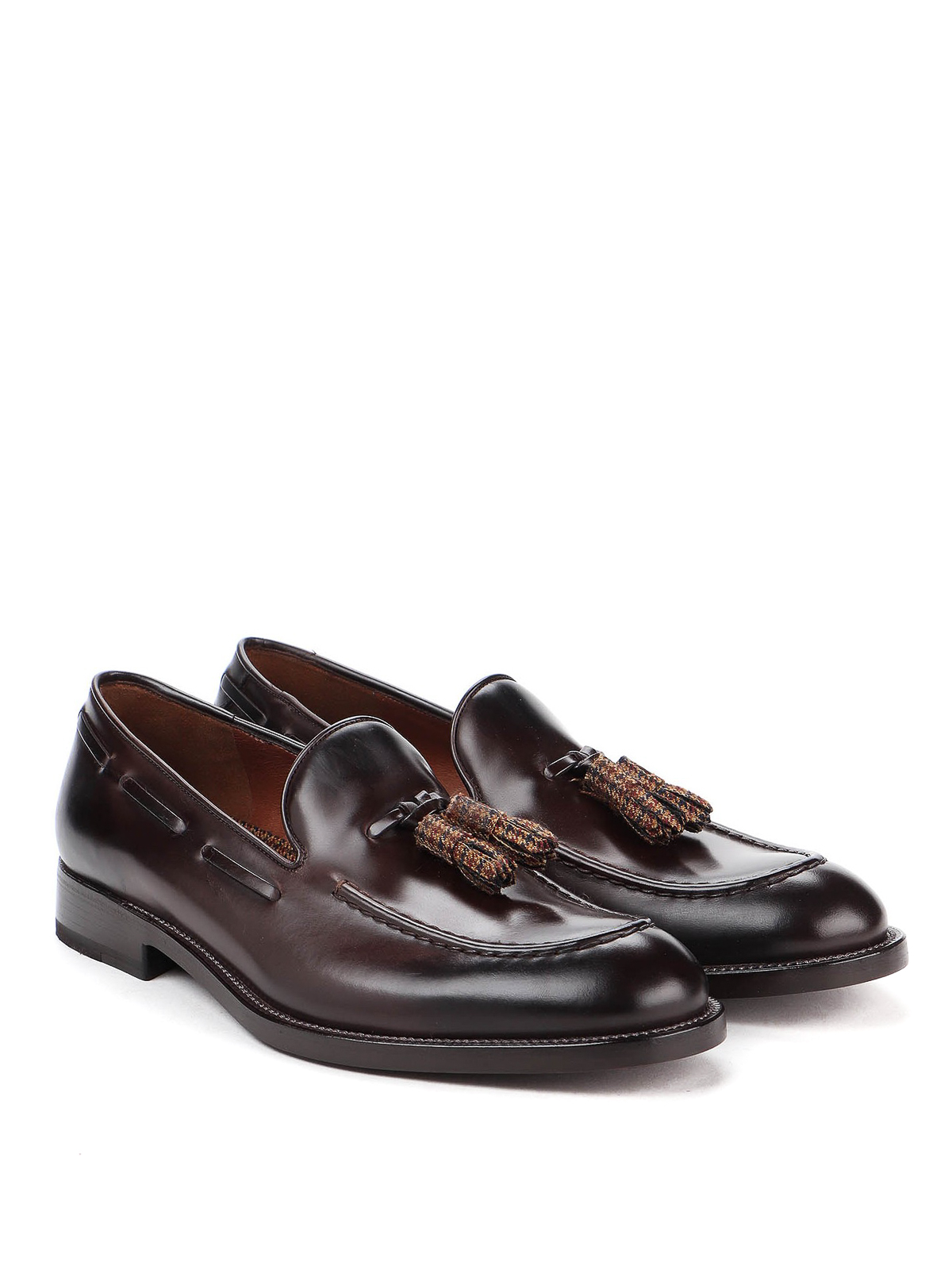 Herhaald Resultaat Toestand Loafers & Slippers Fratelli Rossetti - Brushed leather Brera loafers -  14195PL03921DARK