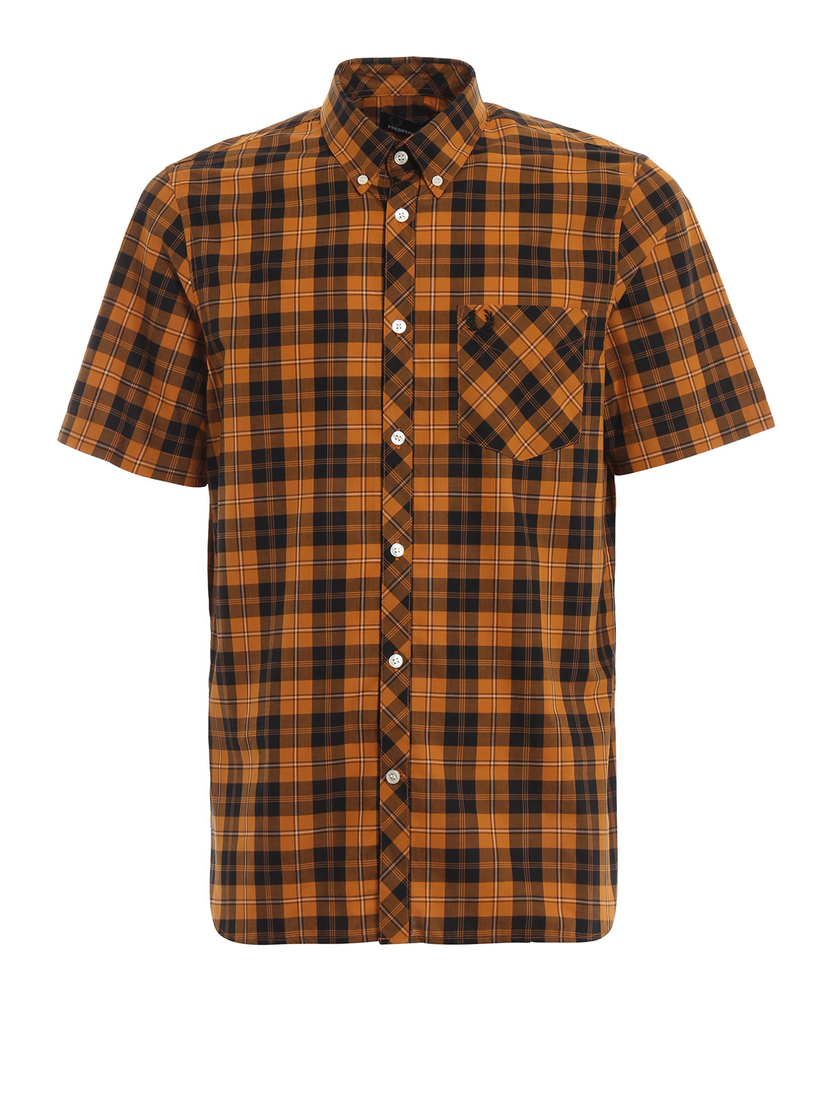 Shirts Fred Perry - Tartan short - M5553102