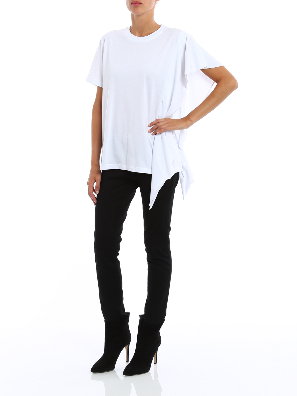 m s g m frilled sleeve t shirt t shirts m s g m frilled sleeve t shirt t shirts