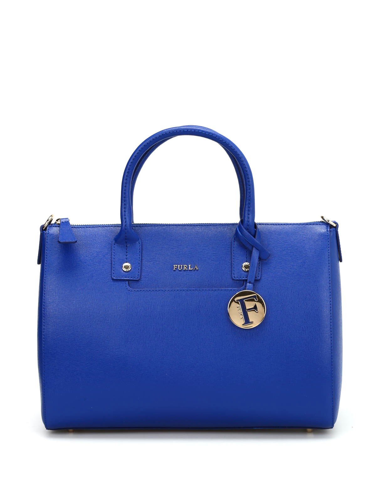 Bowling bags Furla - LINDA LEATHER BOWLING BAG - 820623BLULAGUNA