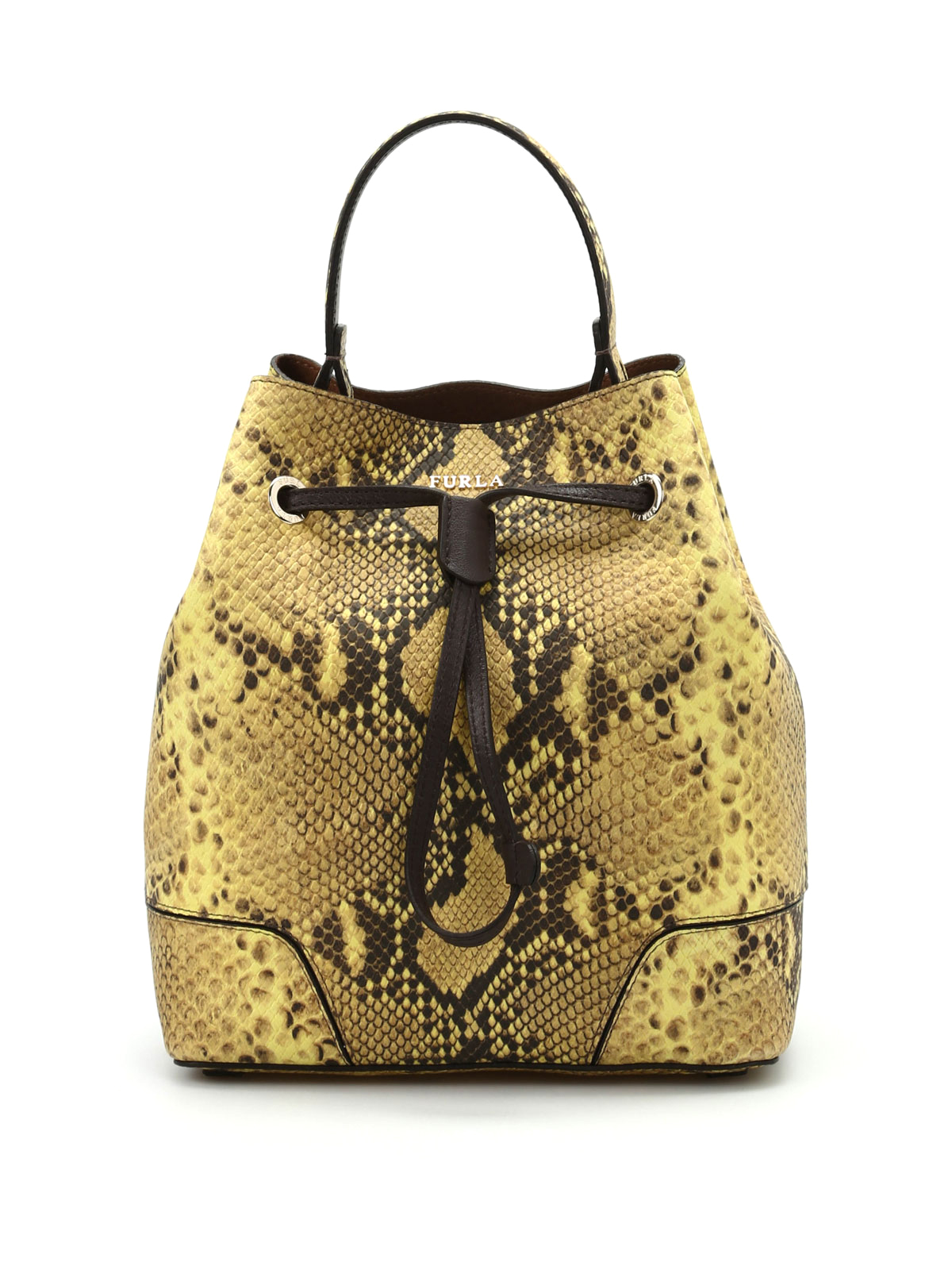 Bucket bags Furla - Stacy snake print bucket bag - 810319ZJD0 | iKRIX.com