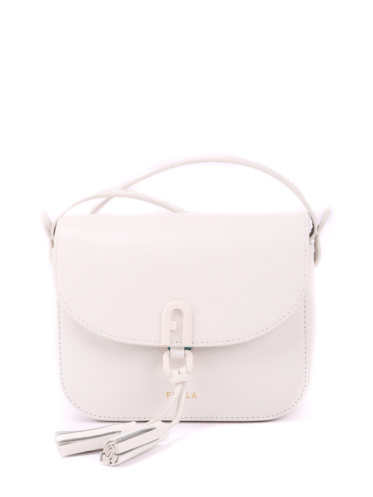 white cross shoulder bag