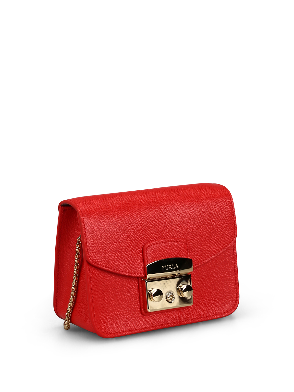 Furla Metropolis Bolero Small Leather Shoulder Bag (3,545 MYR) ❤ liked on  Polyvore featuring bags, hand… | Mens leather bag, Red leather handbags, Red  shoulder bags