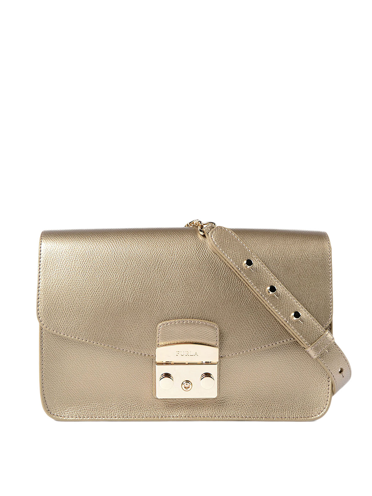 bronze shoulder bag