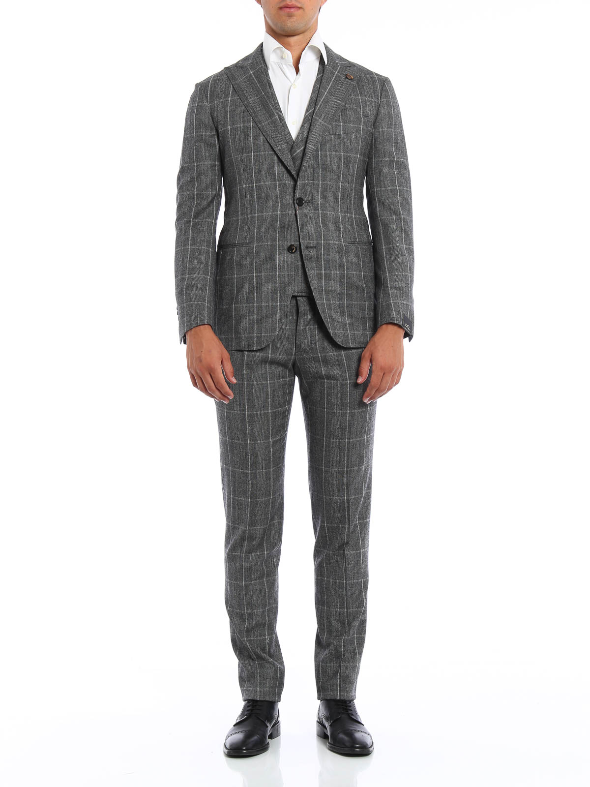 Formal suits Gabriele Pasini - Prince of Wales wool suit - G70501GP7425510