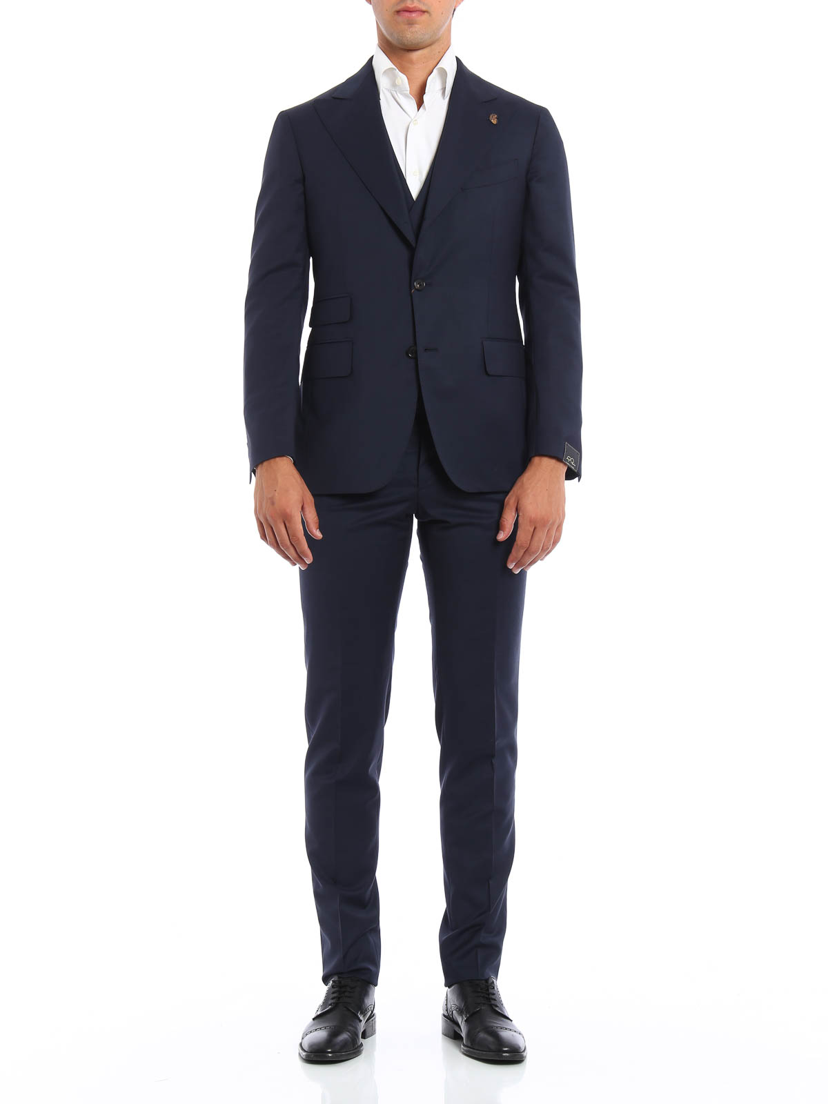 Gabriele Pasini - Three-piece wool and cashmere suit - formal suits ...