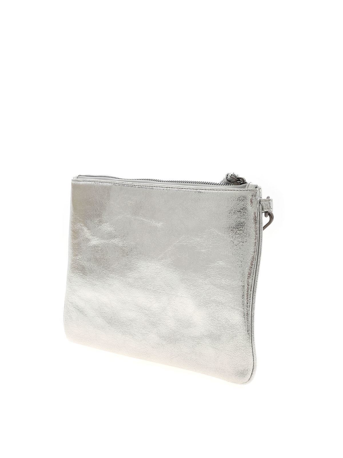 silver clutches online