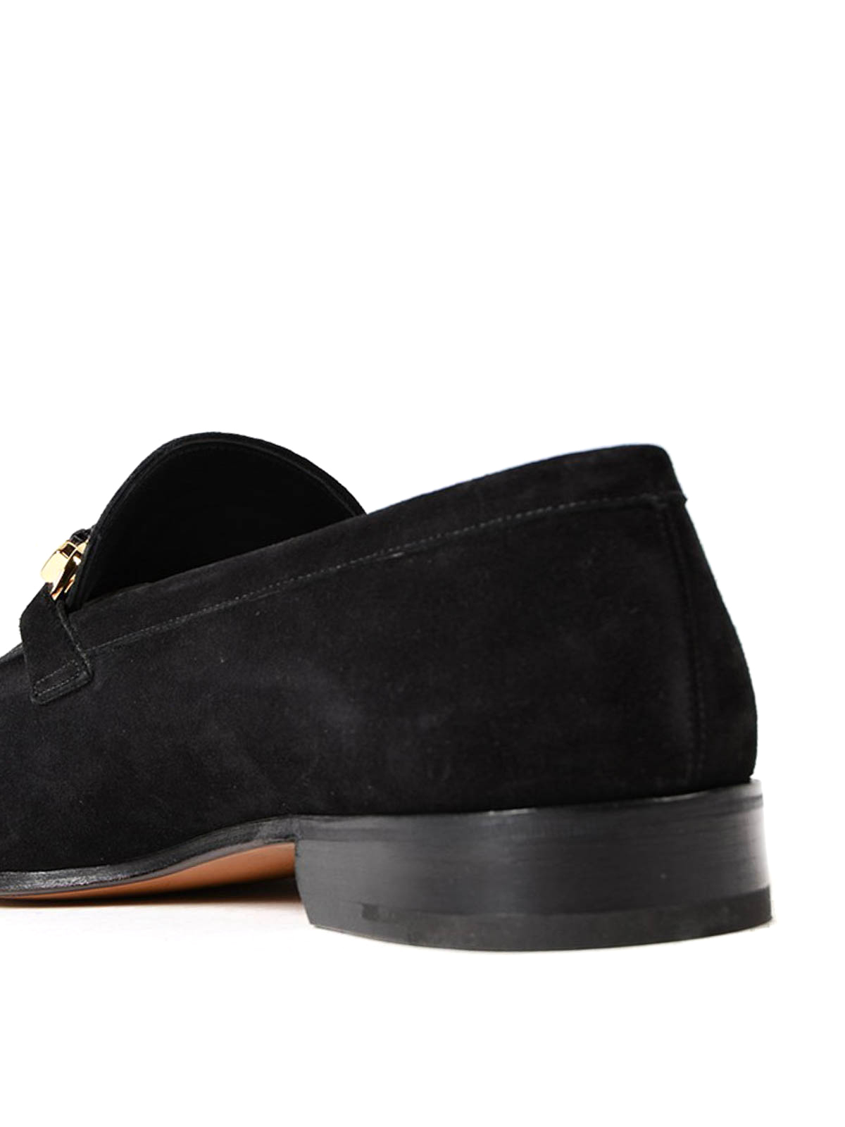 suede woven loafers