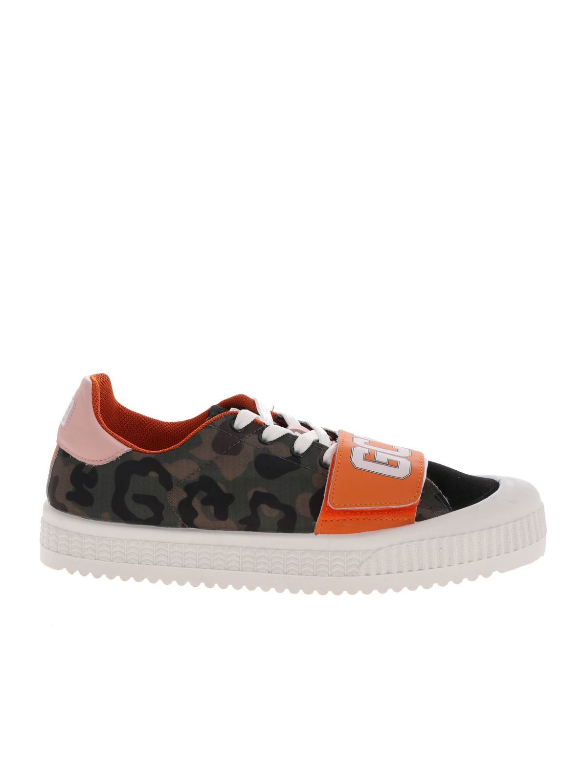 GCDS CAMOUFLAGE TECH FABRIC SNEAKERS