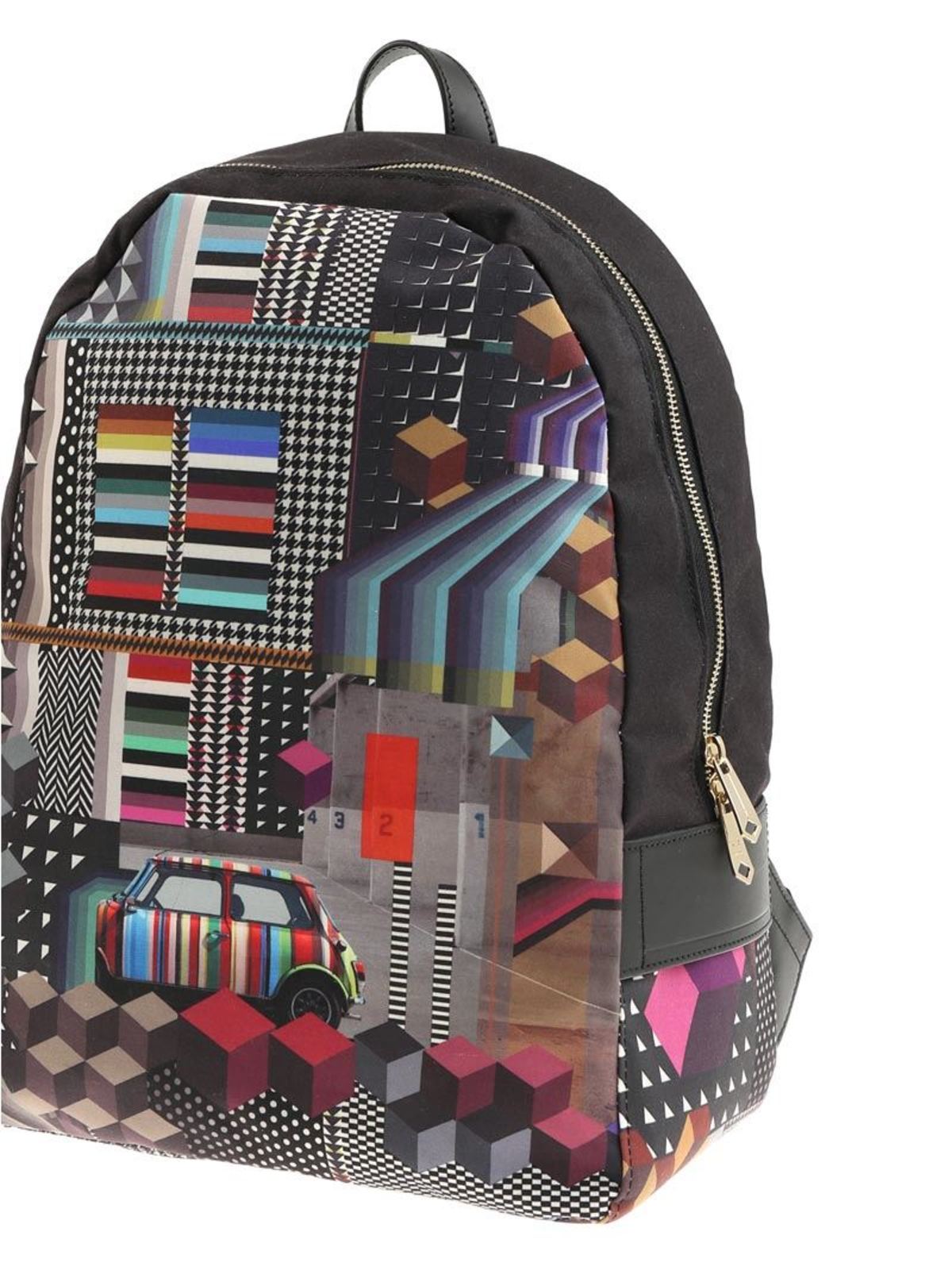 Backpacks Paul Smith - Geometric print backpack - AUXC5269L94379