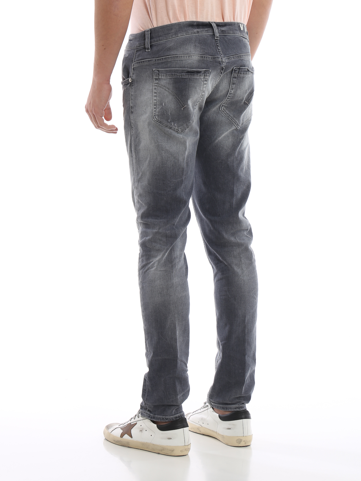 Skinny jeans Dondup - George scraped skinny jeans - UP232DS0168UU57999