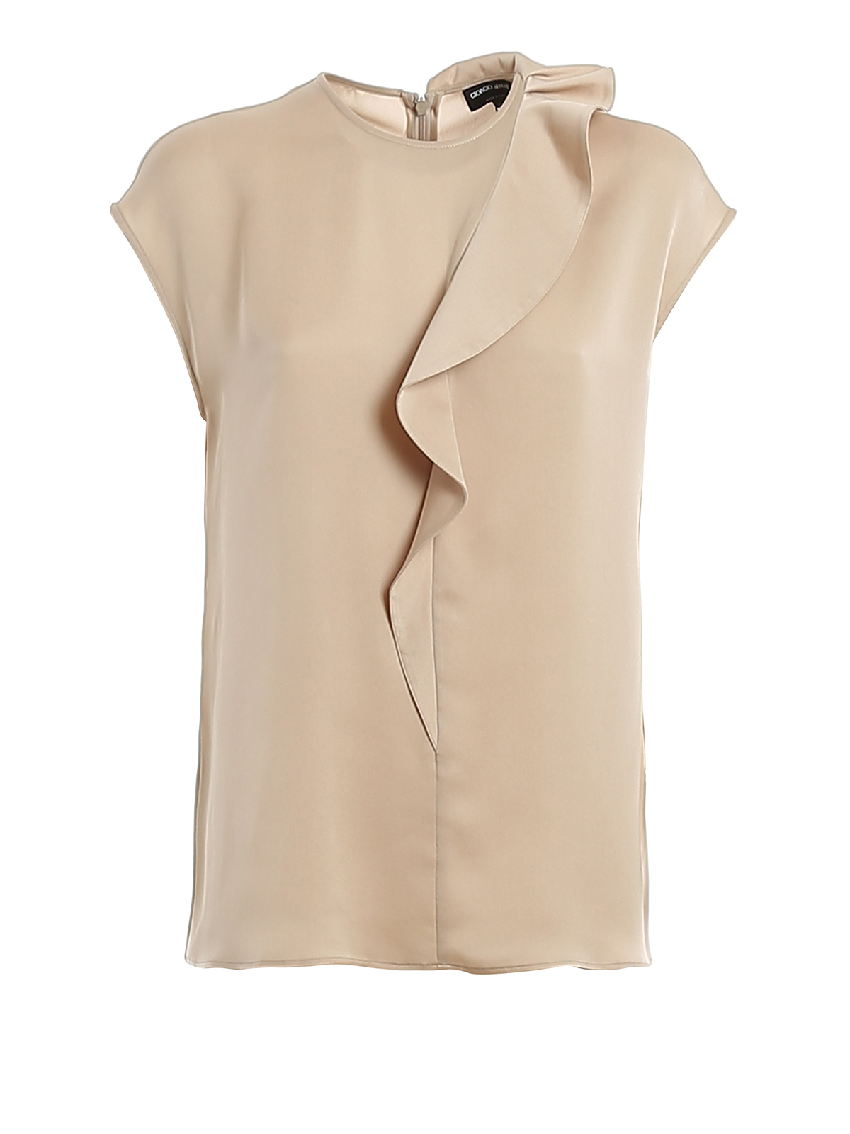 Blouses Giorgio Armani - Silk twill ruffle blouse - 0SHCCZ01TZ121U6HW