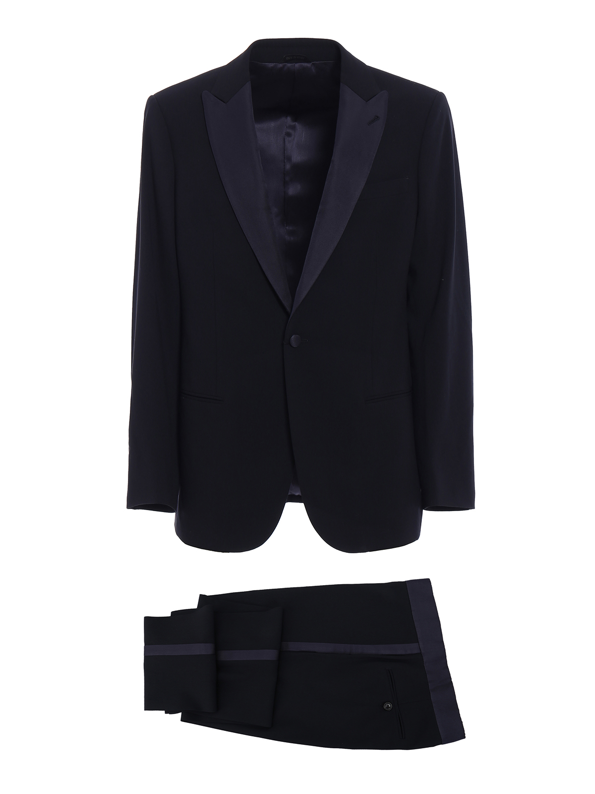 Dinner suits Giorgio Armani - Soho blue wool tuxedo suit - ZSSH1V0S600922