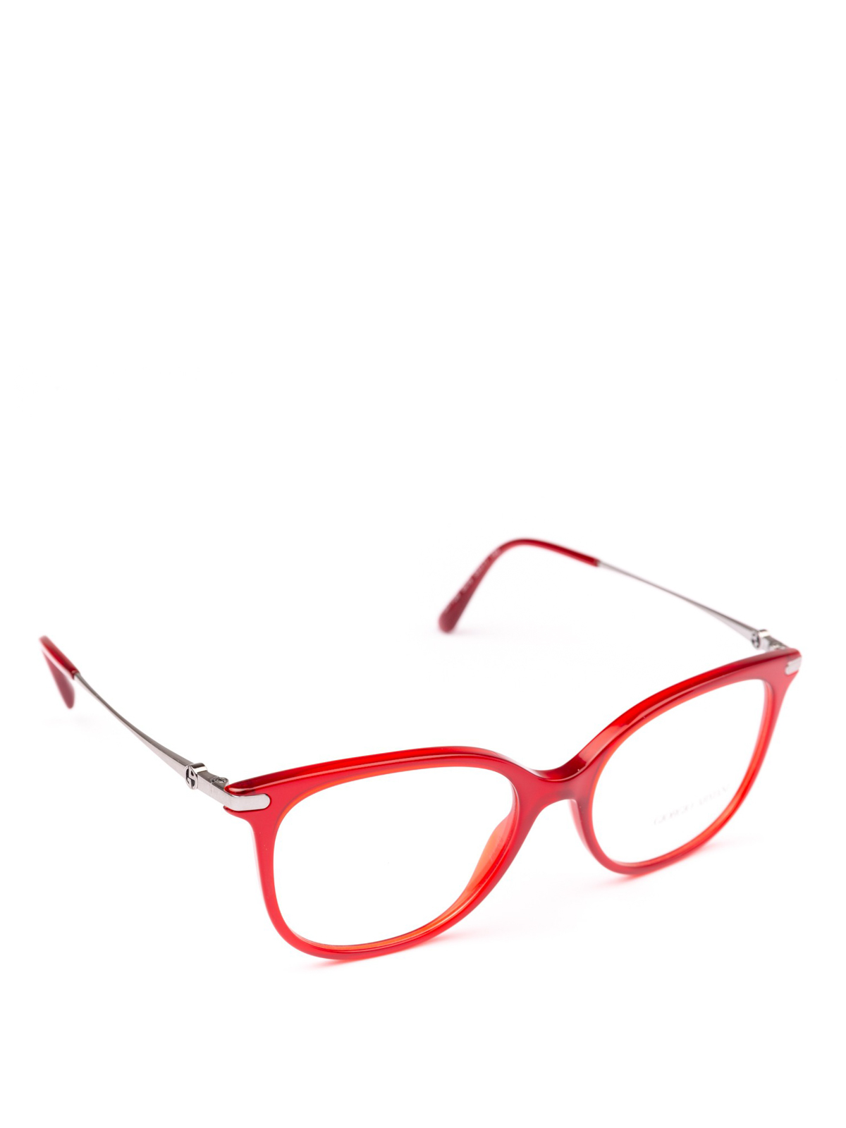 Glasses Giorgio Armani - Opal red acetate eyeglasses - AR71285578