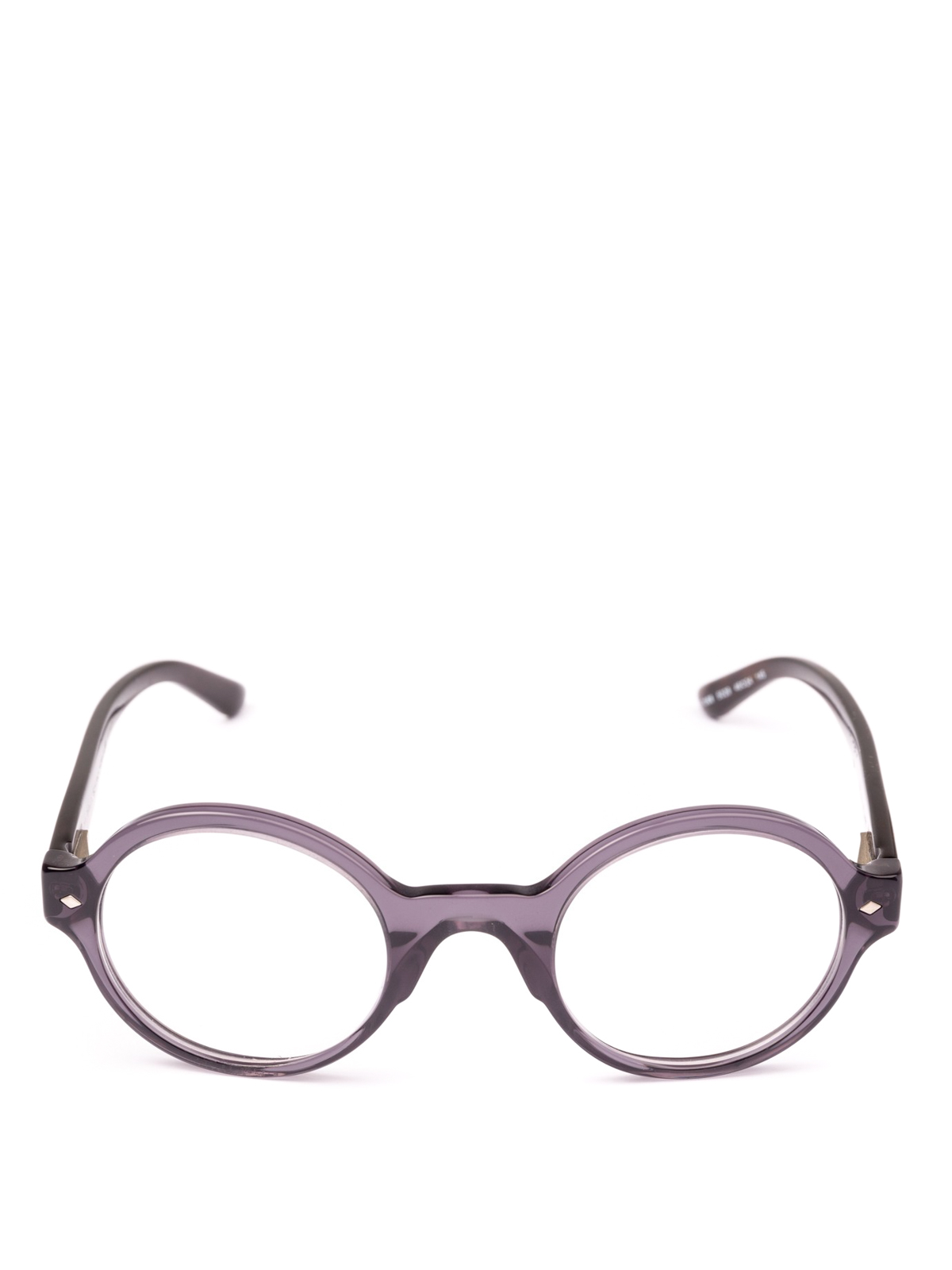 Occhiali Giorgio Armani - Occhiali da vista tondi in acetato grigio -  AR70685029