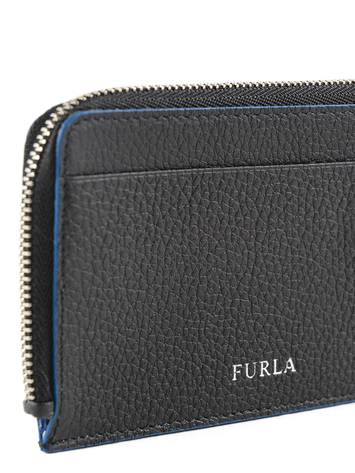 Wallets & purses Furla Giove leather card holder 867993ONYX