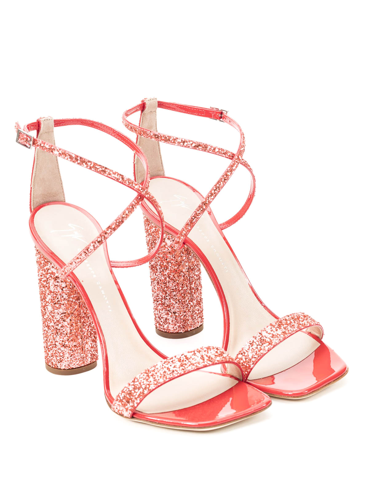 giuseppe zanotti red sandals