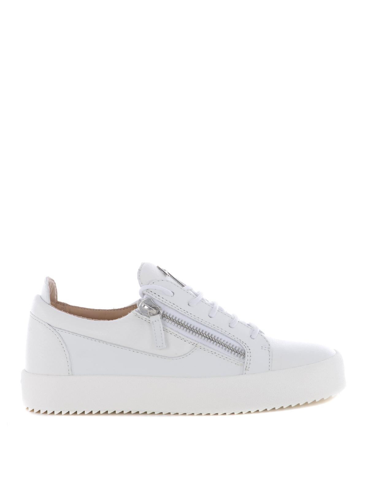 Frankie white leather sneakers