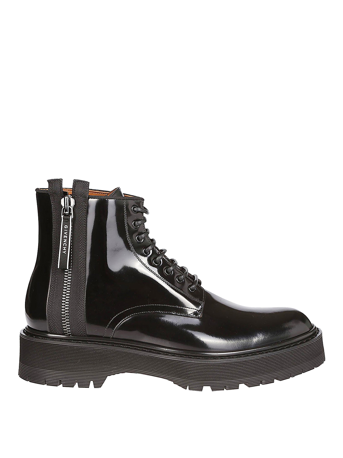 Camden brushed leather combat boots 