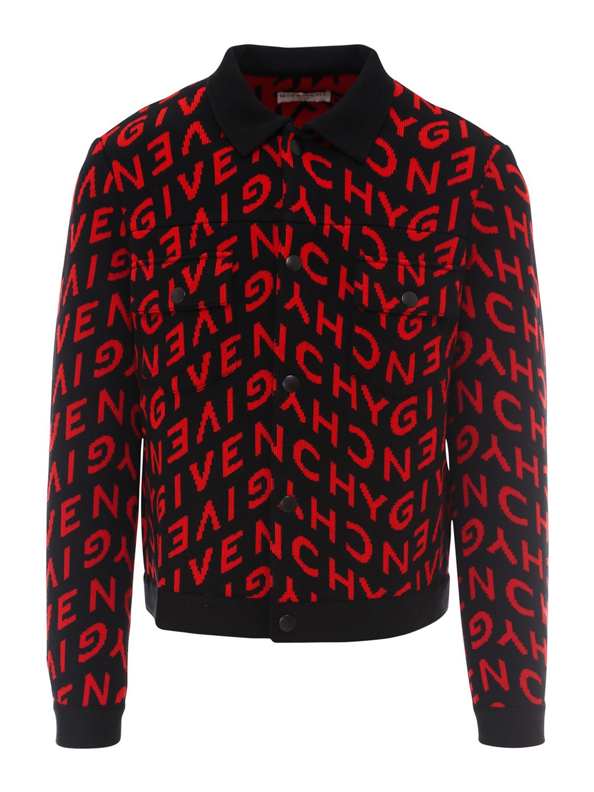 Bombers Givenchy - Inlayed wool bomber jacket - BM00NG4Y76009 | iKRIX.com