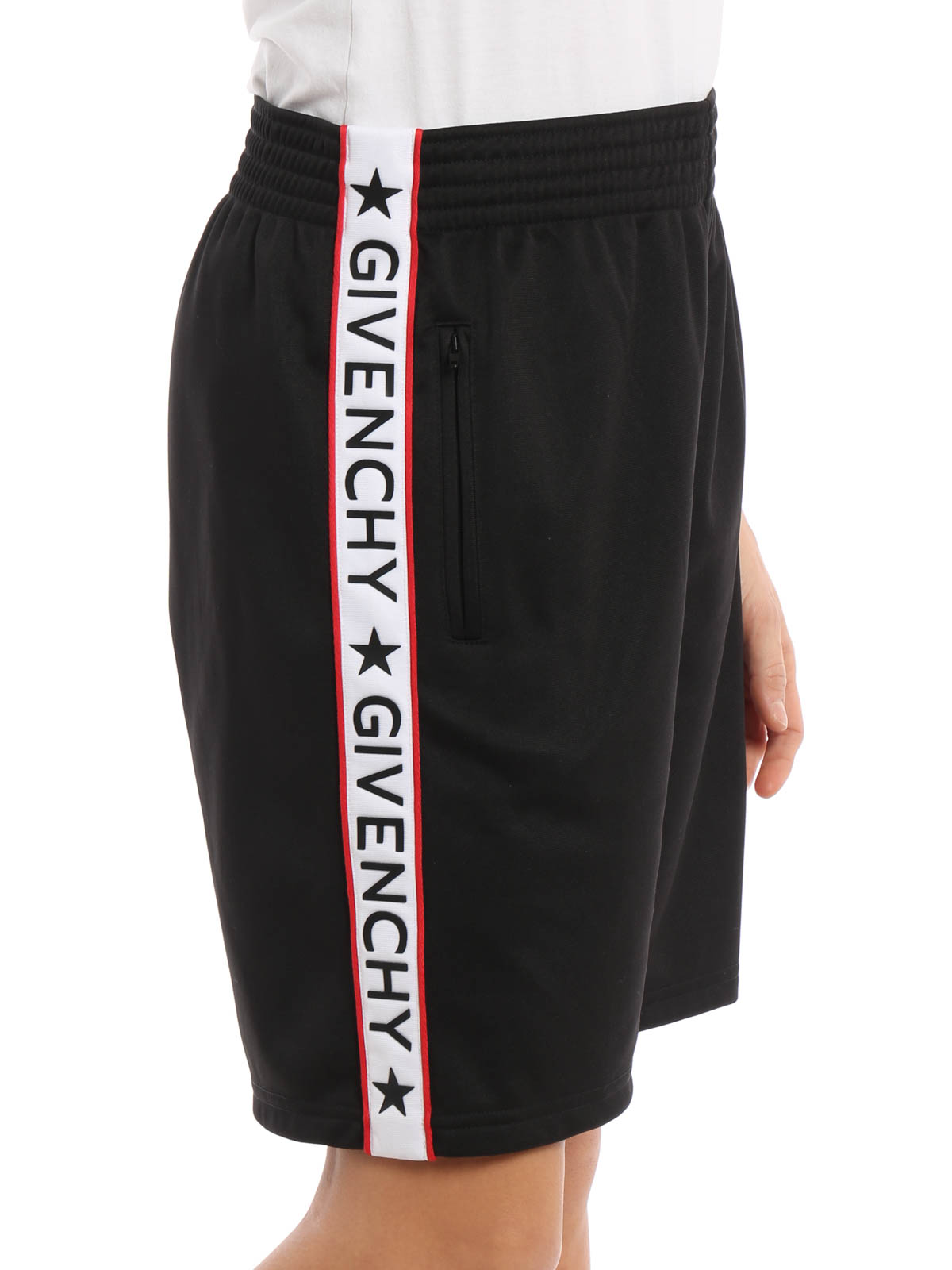 Givenchy - Sporty logo short pants - Trousers Shorts - 17P5712420001