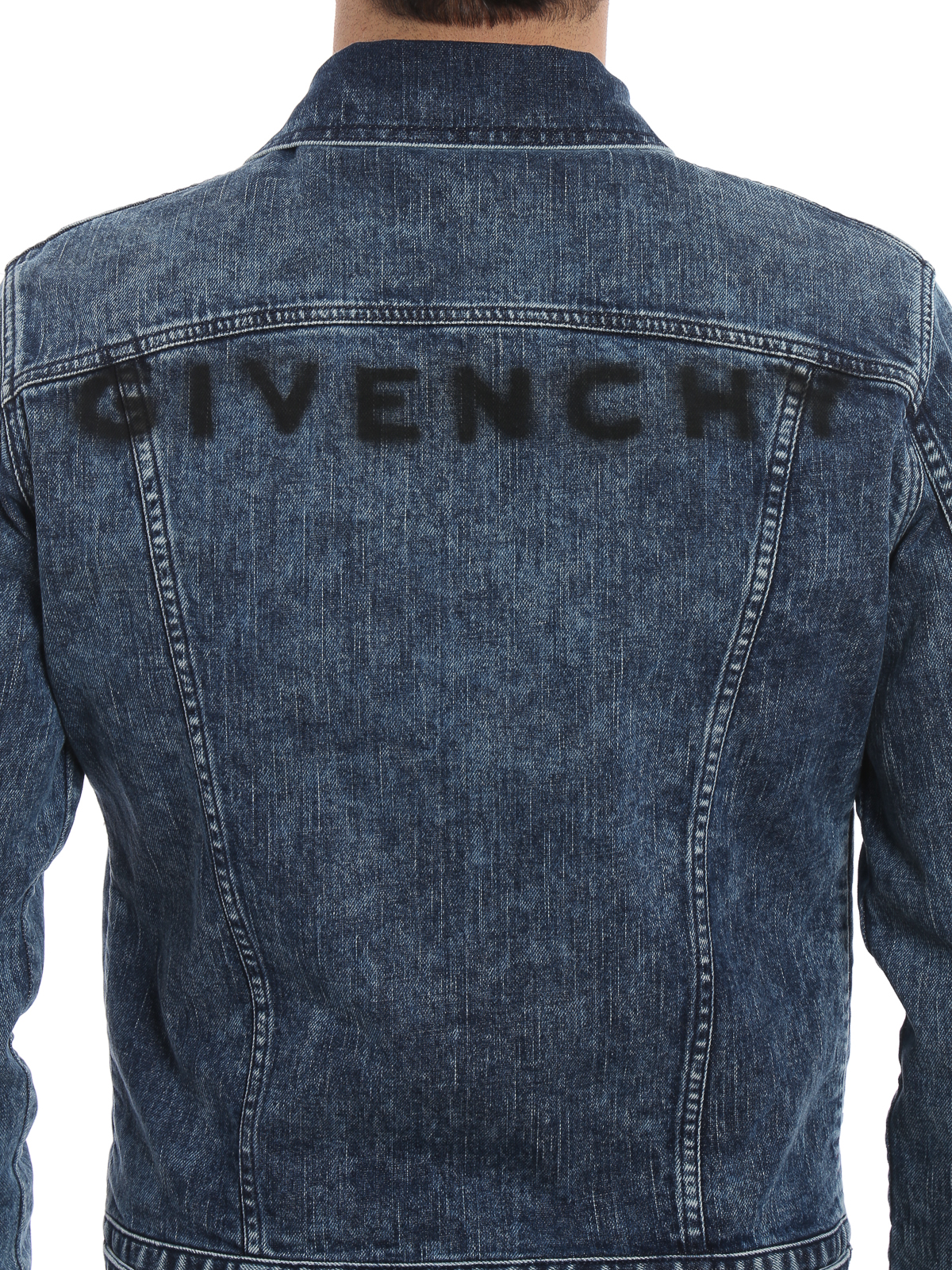Denim jacket Givenchy - Stretch denim jacket - BM008C5074400 
