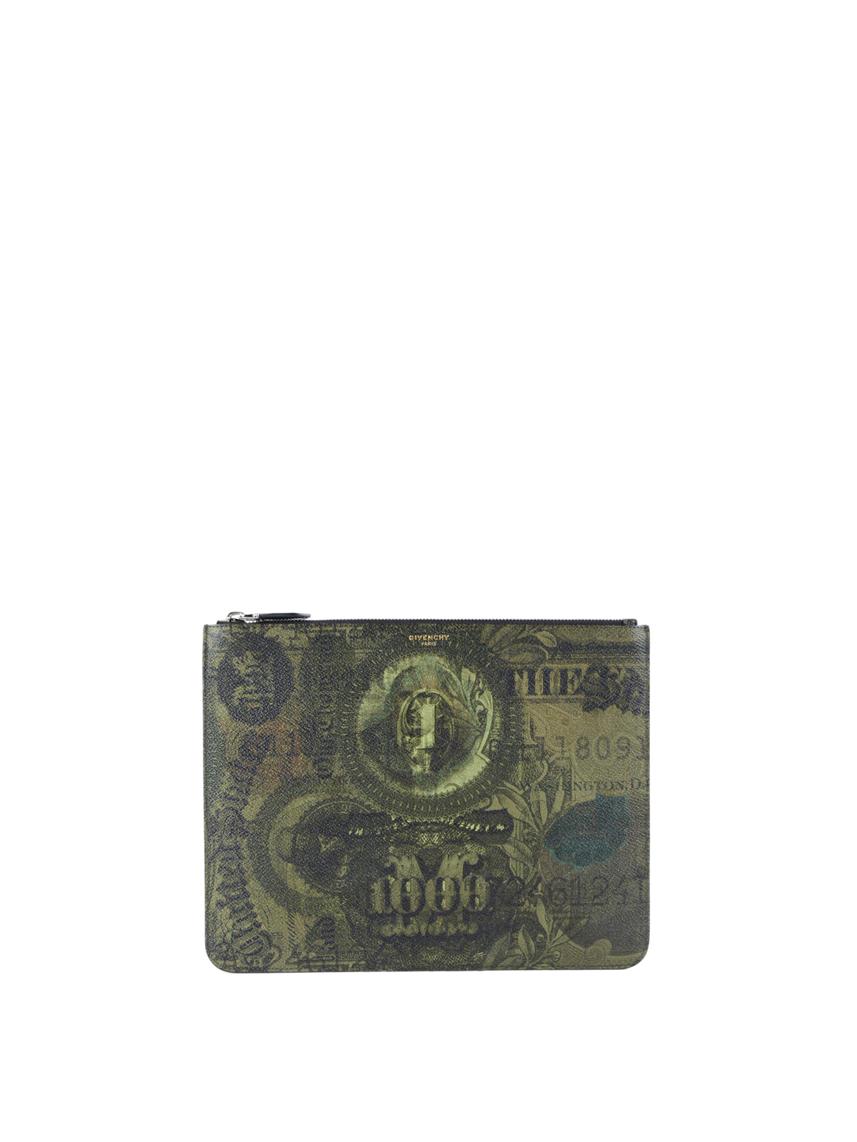 Clutches Givenchy - Dollar print zipped pouch - 6072123960 | iKRIX.com