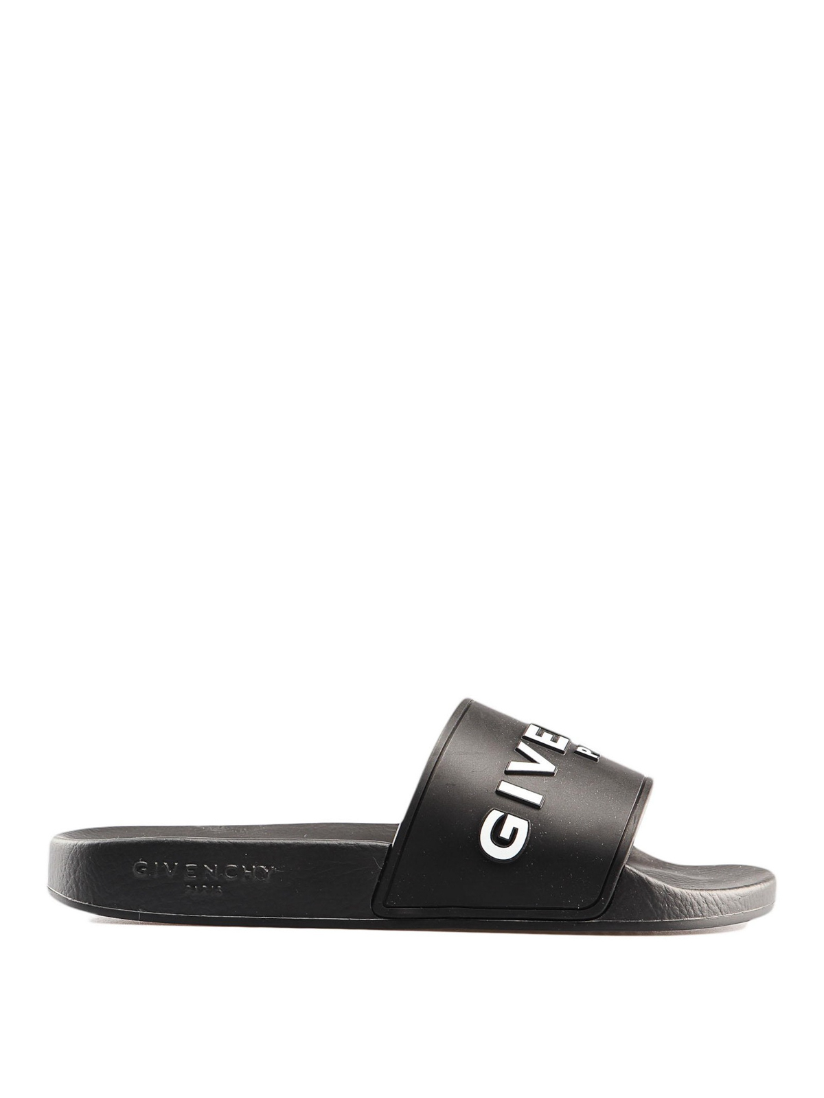 Givenchy - Logo rubber slide sandals - flip flops - BE3004E0DH001
