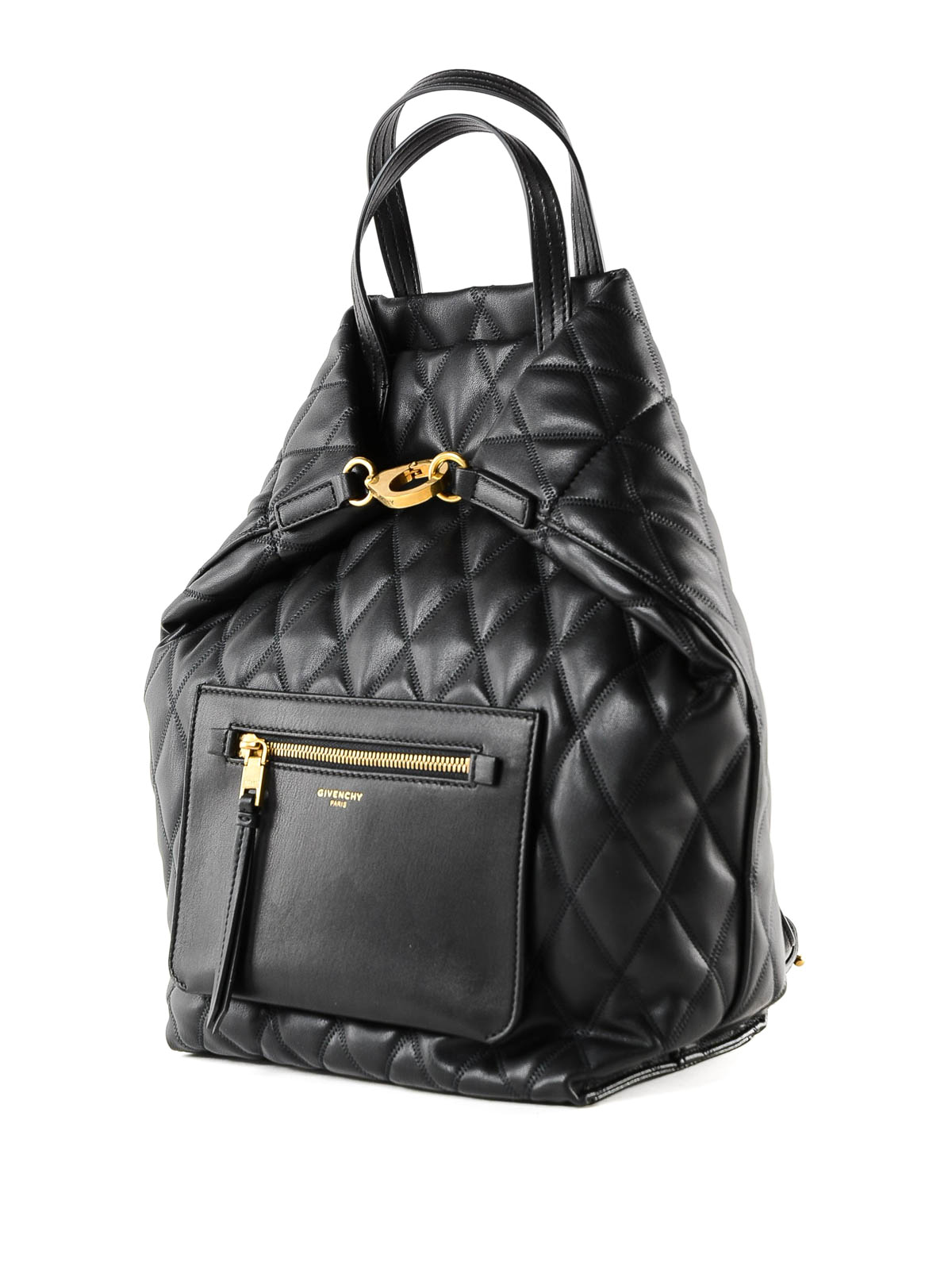 Backpacks Givenchy - Duo quilted black backpack - BB506XB0CK001