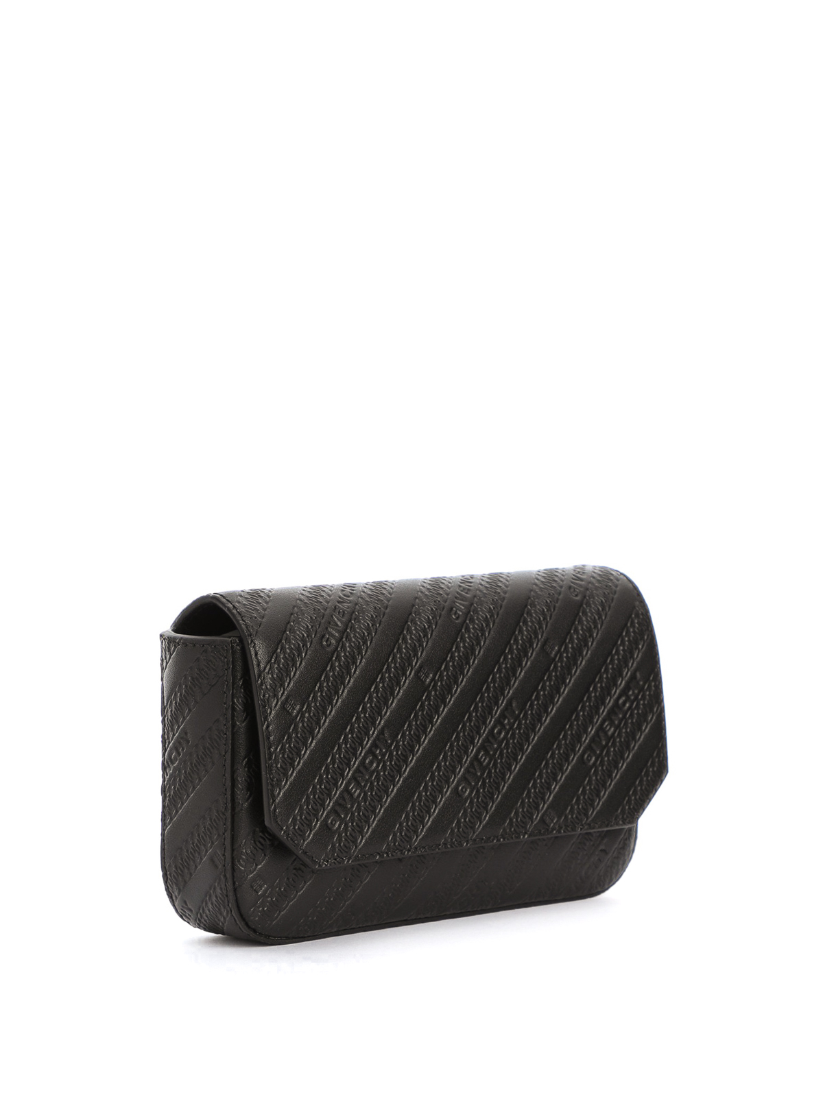 Givenchy - Bond embossed leather belt bag - belt bags - BBU00JB0RX001