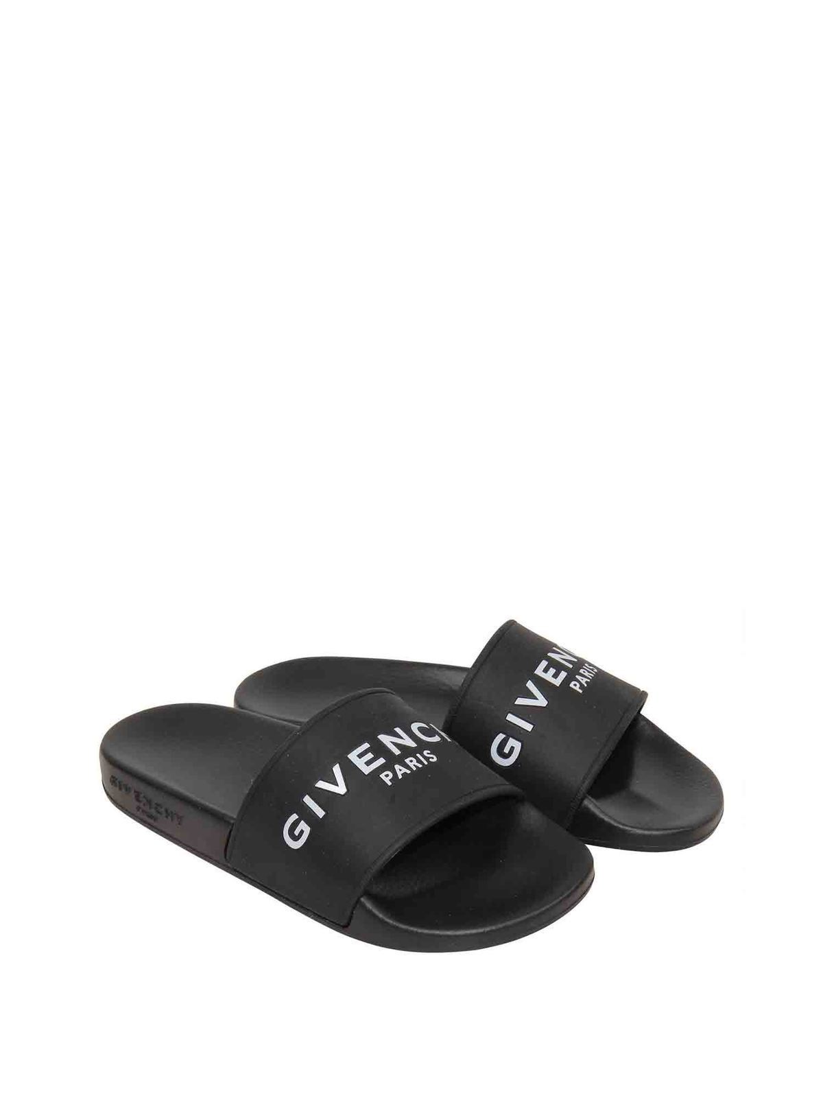 givenchy flip flops white