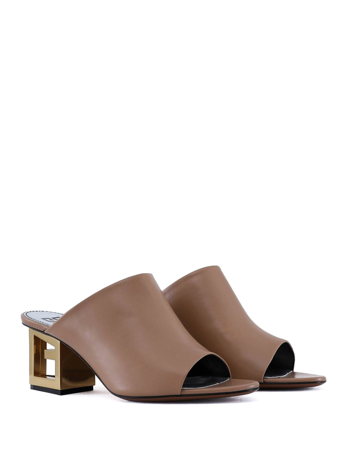 Givenchy - Triangle leather sandals 