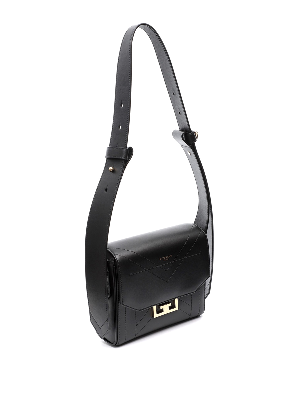 geest Lol controleren Shoulder bags Givenchy - Eden small black leather shoulder bag -  BB50B1B0N5001