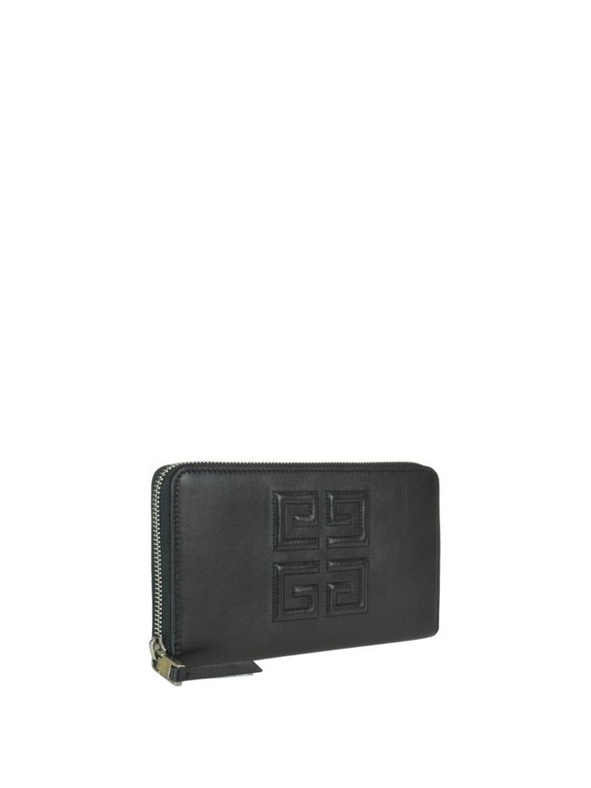 Wallets & purses Givenchy - Embossed logo leather zip-around 