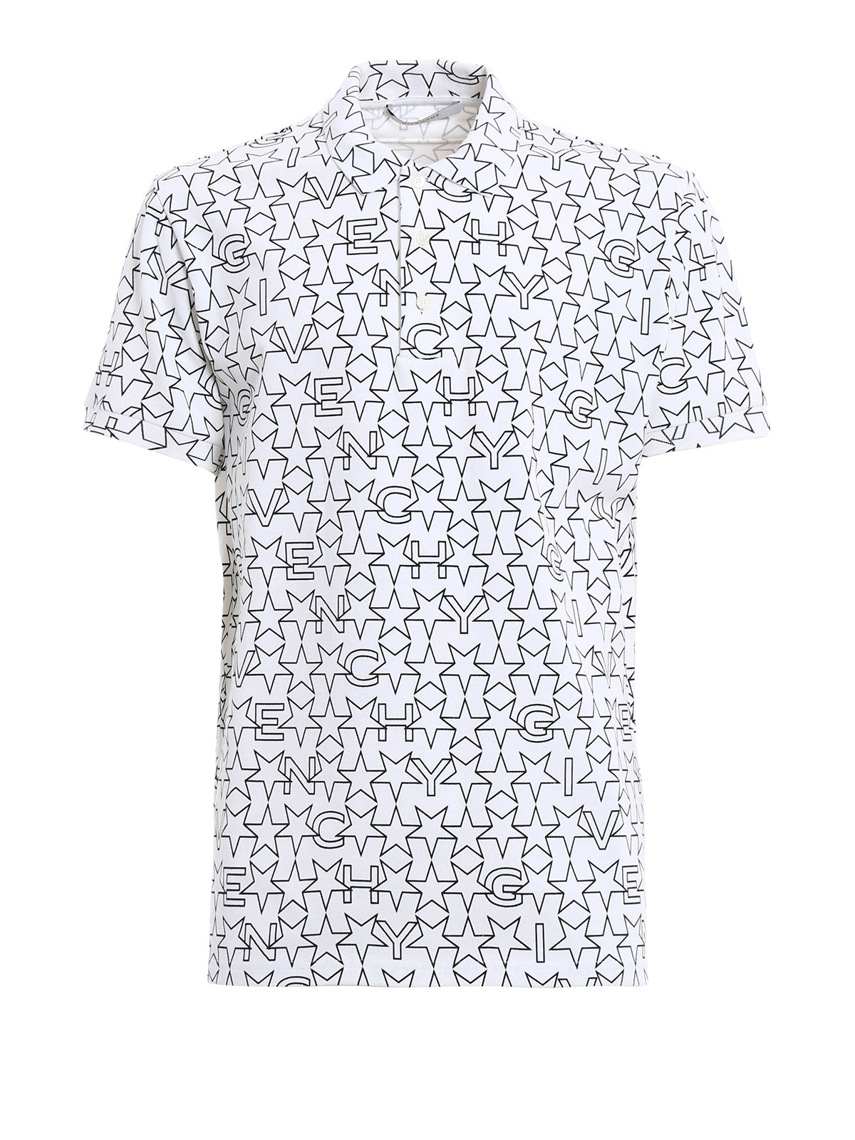 Polo shirts Givenchy - Star print polo - 16J7163654100 | iKRIX.com