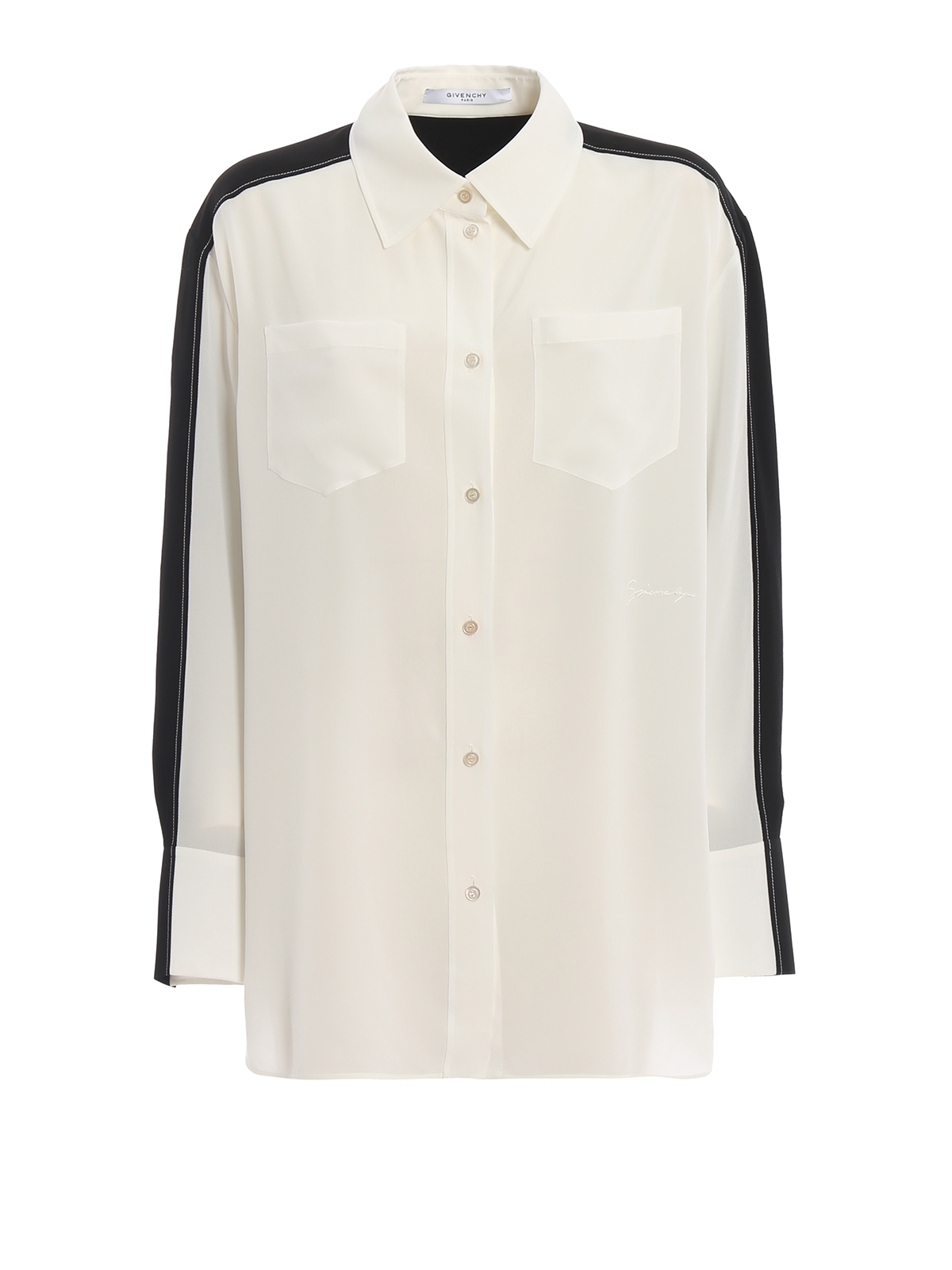 givenchy silk shirt