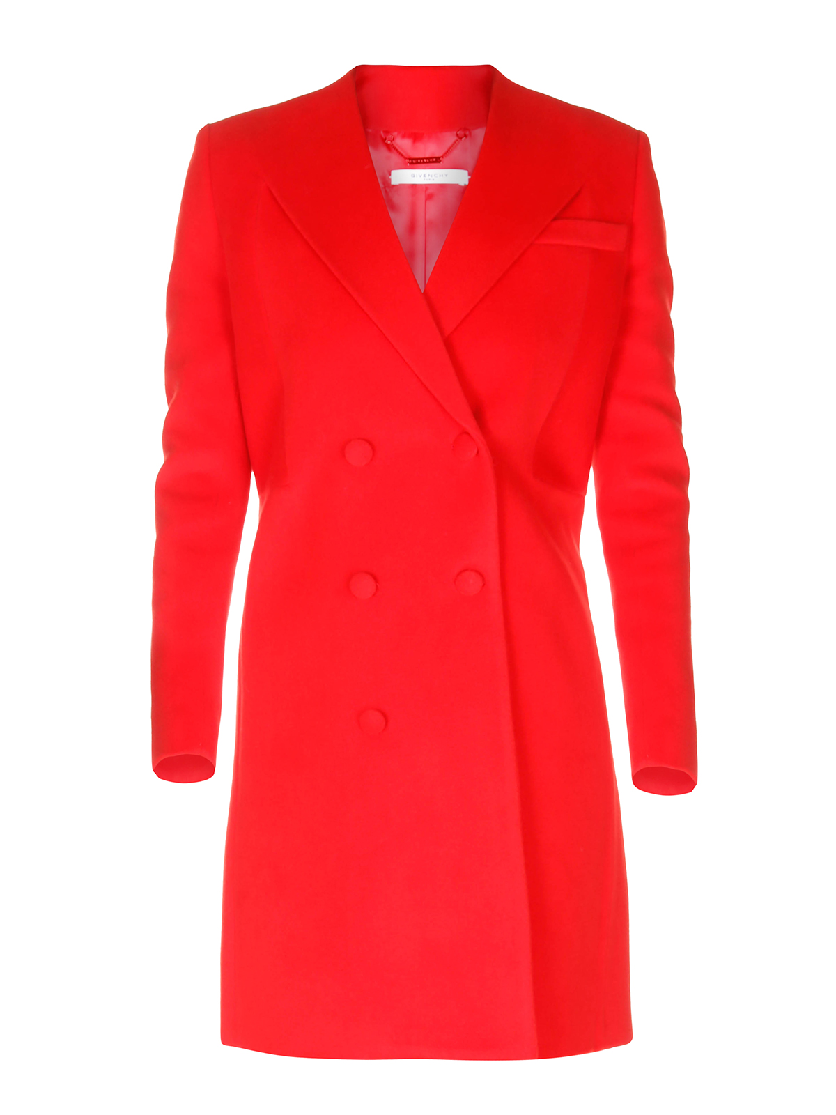 Short coats Givenchy - Red double breasted coat - SF28582WO62 