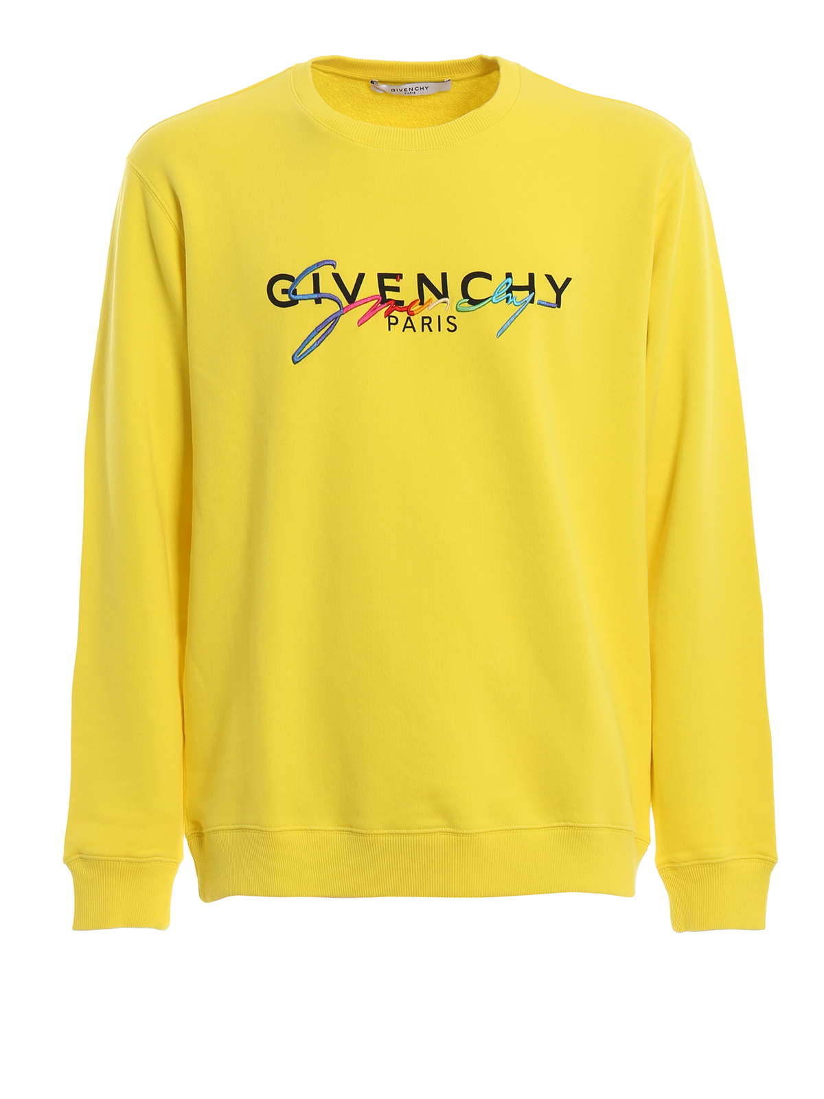 Givenchy paris rainbow embroidery sweatshirt 