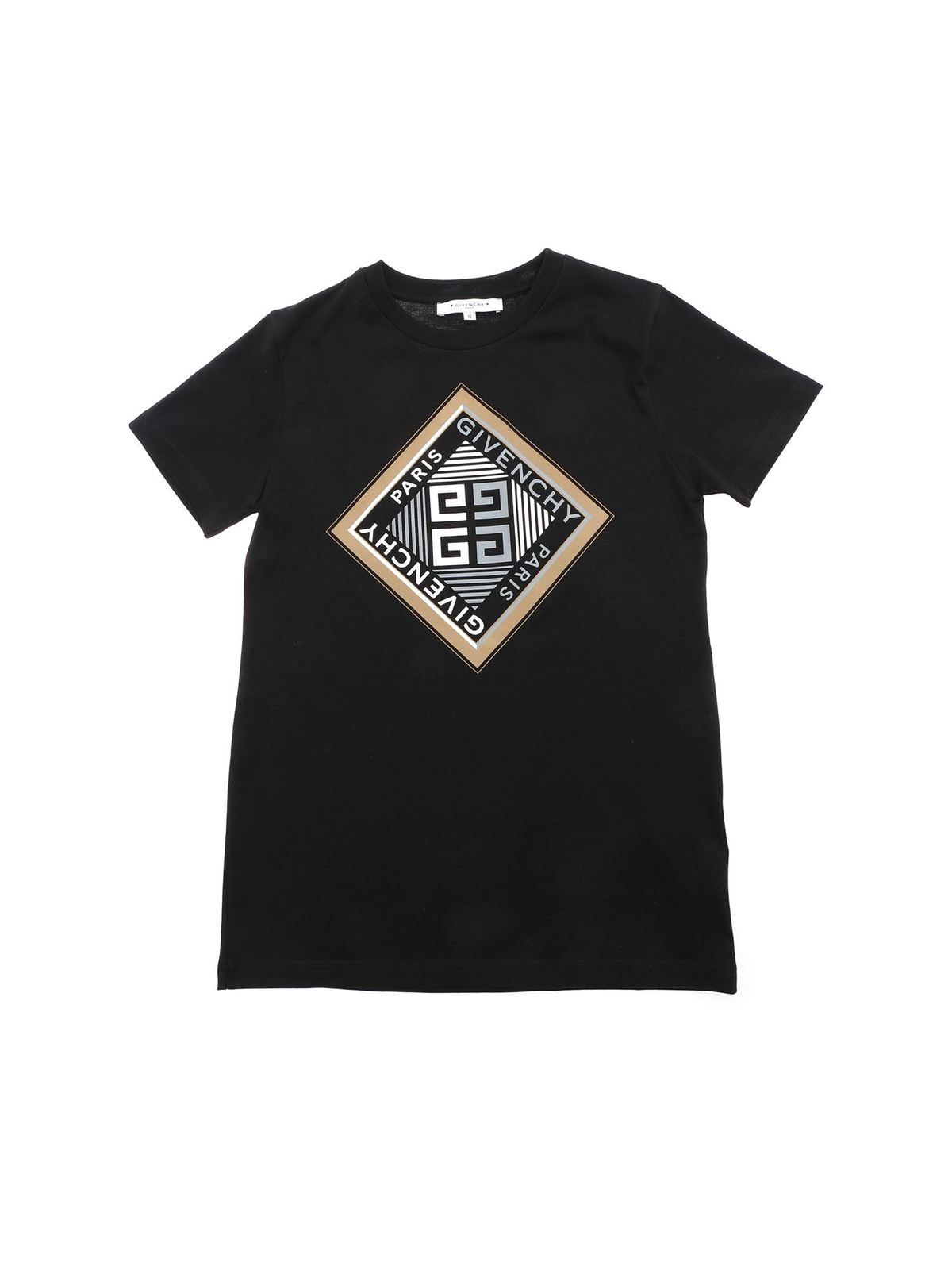 T-shirts Givenchy - 4G logo print T-shirt in black - H2517609B 