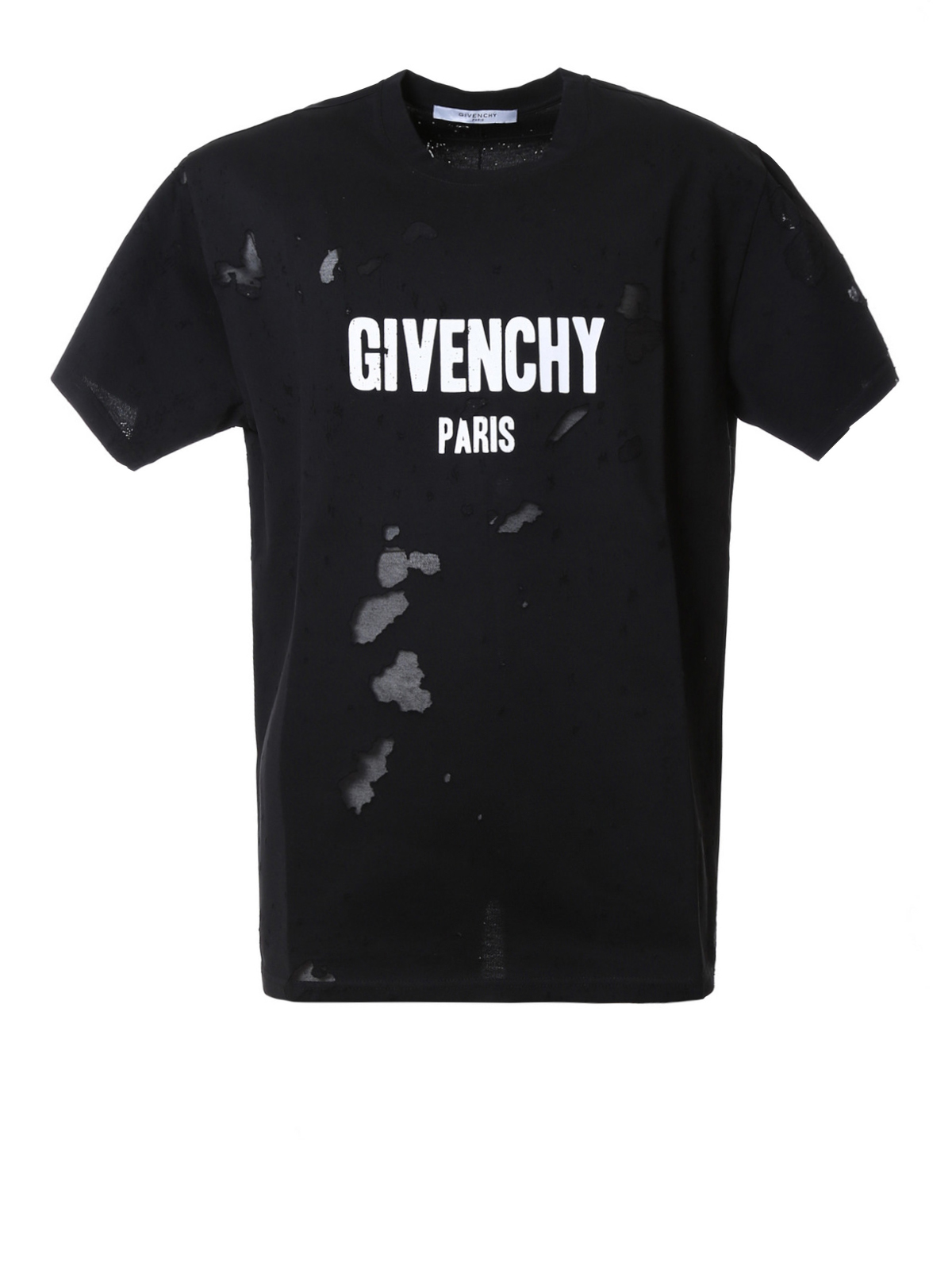 T-shirts Givenchy - Destroyed and printed T-shirt - 17S7347651001