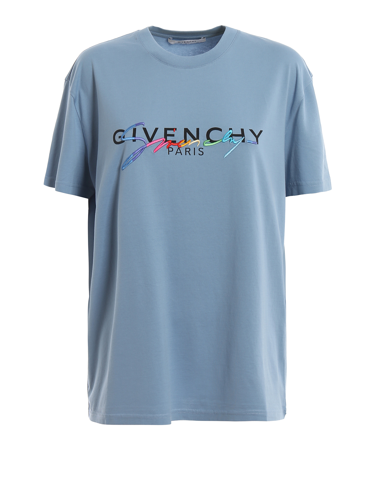 Zuidwest Klooster Tenslotte T-shirts Givenchy - Logo embroidery over T-shirt - BW70603Z2C450