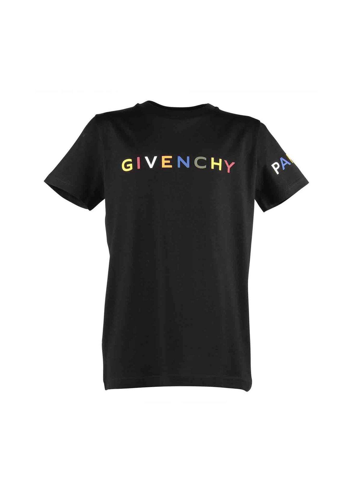 GIVENCHY Logo printed t-shirt in black