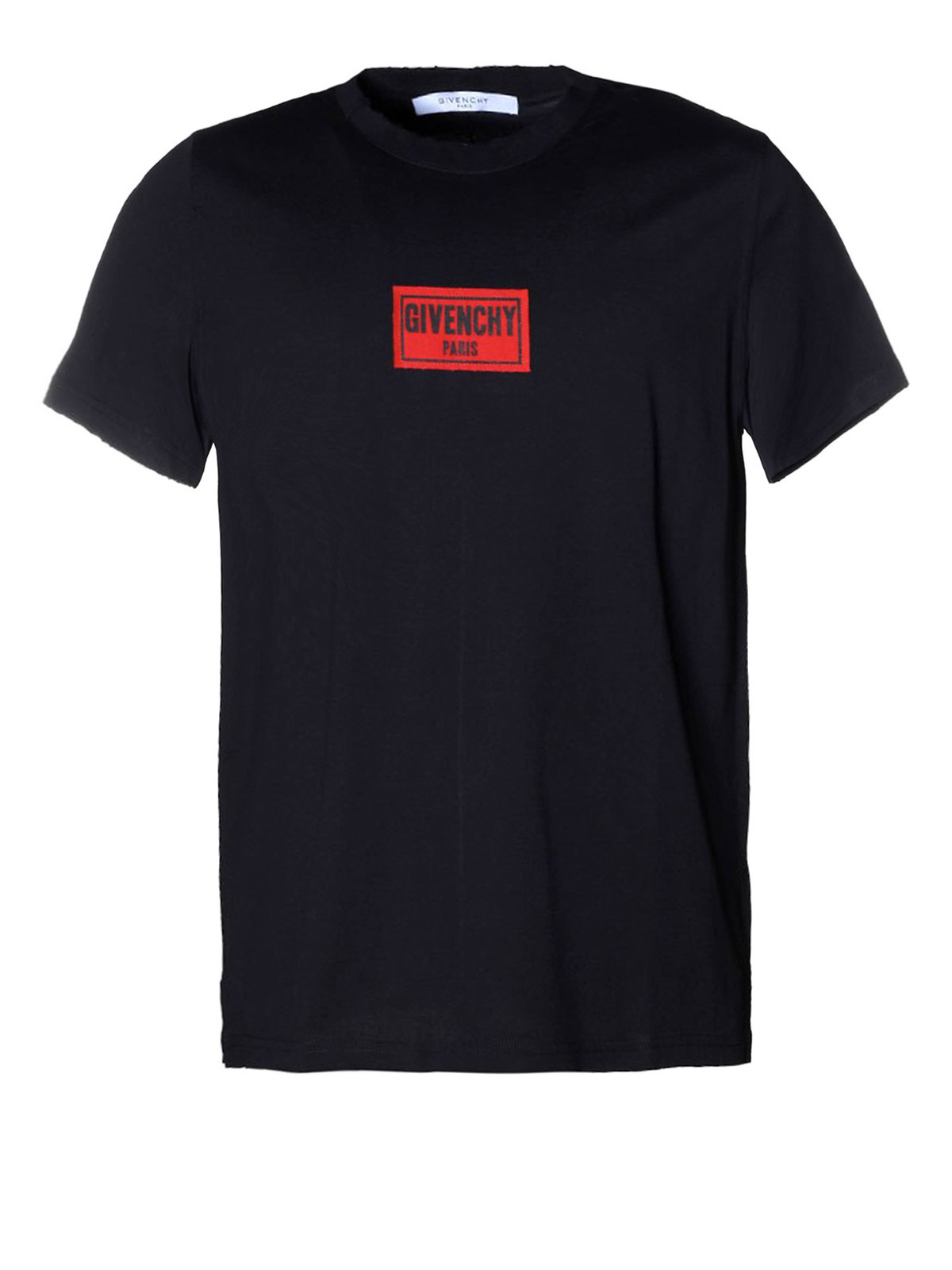 Givenchy - Logo red patch black T-shirt 