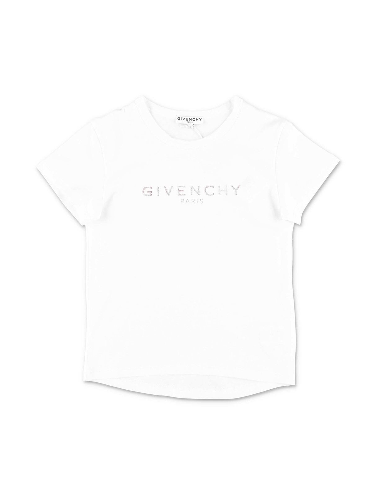 GIVENCHY WHITE T-SHIRT WITH LOGO