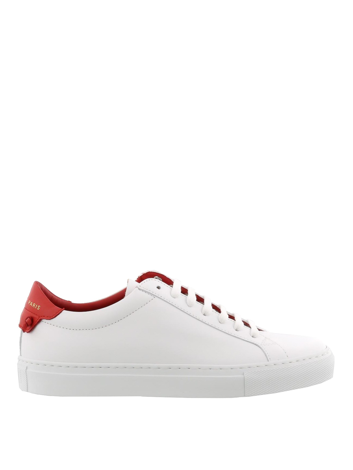scarpe bianche e rosse
