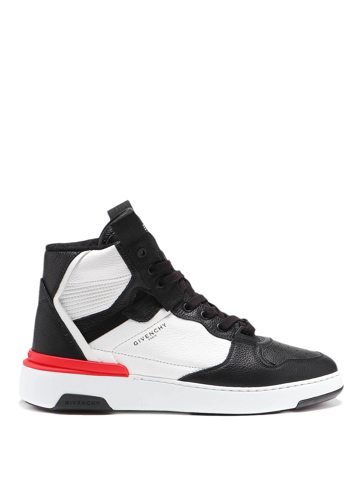 Trainers Givenchy - Wing leather high top sneakers - BH002JH0K6004