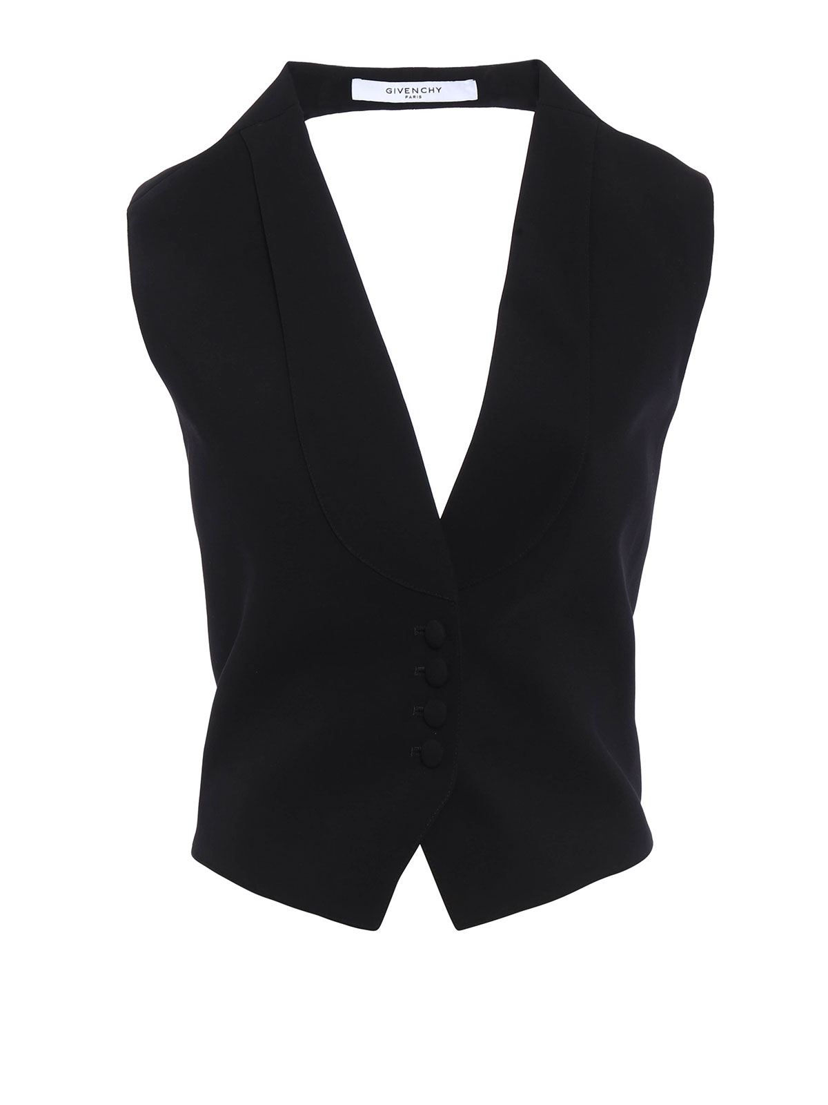 Givenchy - Open back waistcoat - waistcoats & gilets - 16U3014210001