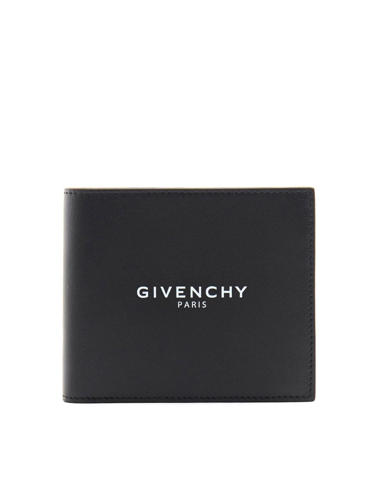 Wallets & purses Givenchy - Logo bi-fold wallet in black - BK6005K0AC001